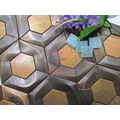 Copper Made Hexagon Shape Mosaic for Wall Decoration (CFM1025)